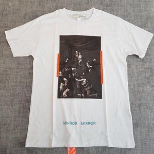 Off-White White T-Shirt With Caravaggio Painting